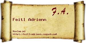 Feitl Adrienn névjegykártya